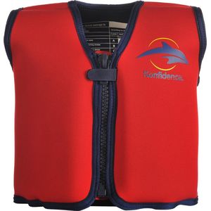 Konfidence - Zwemvest kind – Kinderzwemvest - Drijfvest voor kinderen van ca. 1,5 tot 3 jaar en 12-20 kg – Rood