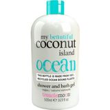 Treaclemoon Bad en Douchegel My Coconut Island - 3x500 ml - Voordeelverpakking