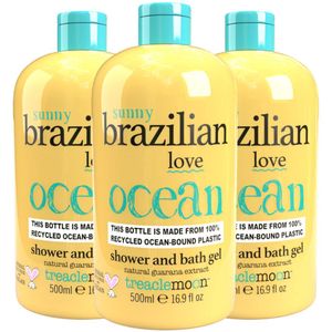 3x Treaclemoon Bad en Douchegel Brazilian Love 500 ml