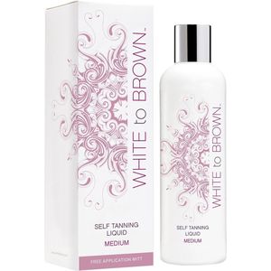 Whitetobrown Self Tanning Liquid Medium Zelfbruiner - 250 ml