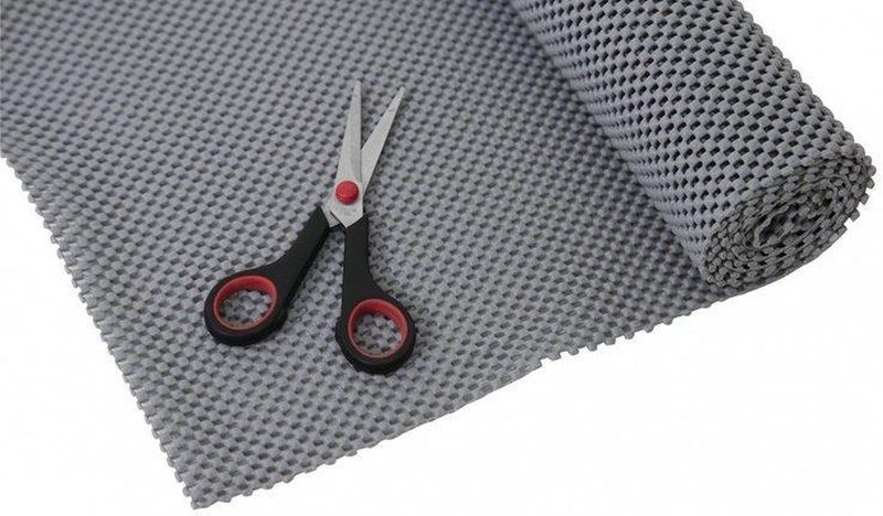 Anti-slip net rol - 51 x 183 cm - grijs - StayPut