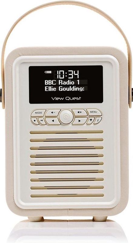 View Quest - Retro Mini - Radio - Beige - DAB+, FM, Bluetooth