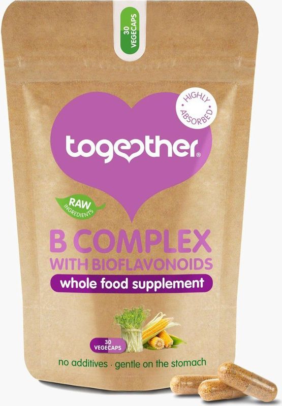 Vegan Vitamine B Complex met Vitamine C uit Citrus - 100% Vegan - 30 Capsules