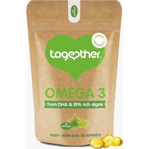 Together Health - Algen Omega 3 - 30 Capsules - Veganistisch - Duurzaam Gekweekt