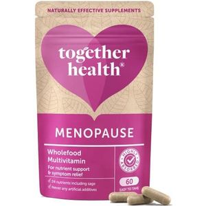 Menopauze - Samen Gezondheid - Multivitamine met Ashwagandha en Salie Extract - Veganistisch vriendelijk - Gemaakt in het VK - 60 Groenten