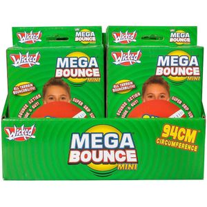 Wicked Bal Mega Bounce Mini Junior 94 Cm Rood 2-delig