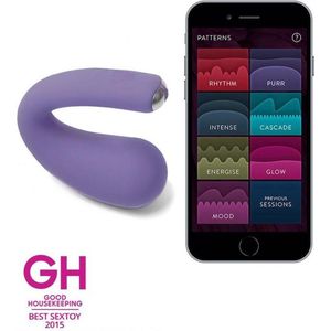 Je Joue Dua, G-spot en clitorisl vibrator met app control - paars