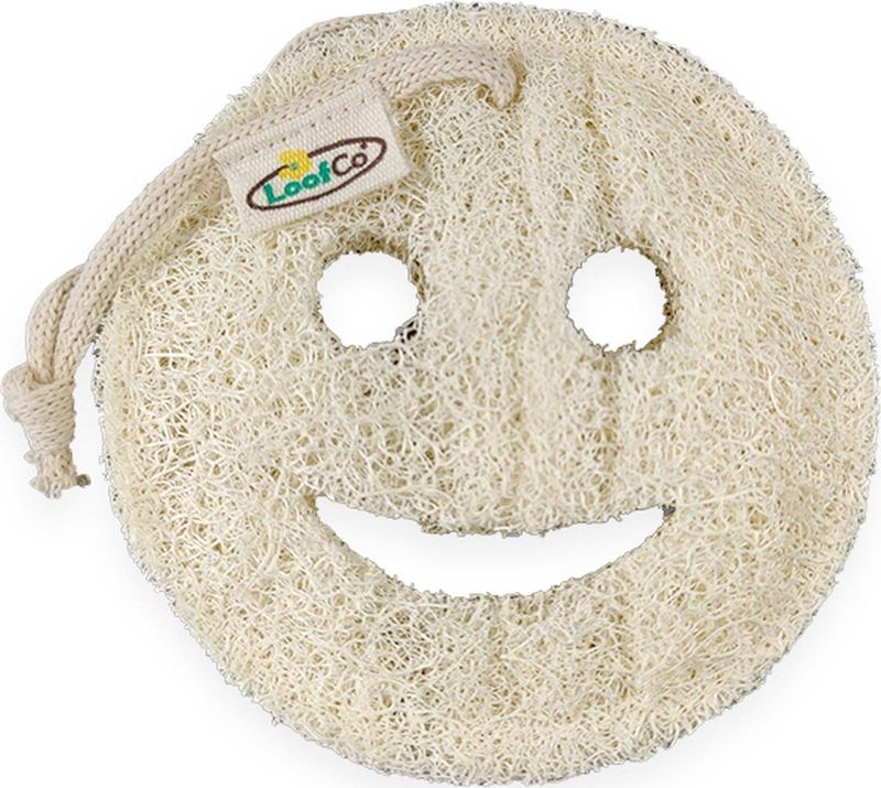 Luffa - Bath-Time Smile - Ronde Luffa - Vrolijke Vorm - Duurzaam - Composteerbaar