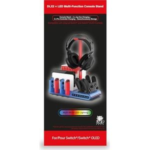 Imp Tech - Oplaad-en Opbergstandaard - Voor Nintendo Switch - Zwart - Kunststof