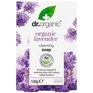 Dr Organic Lavandel Zeep, 100 g, 1 stuk