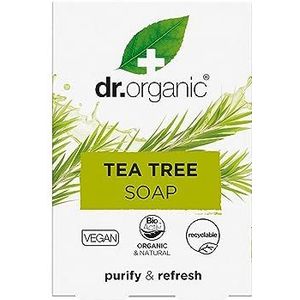 Dr Organic - Teatree Zeep - 100 Gram - Biologisch - Antibacterieel