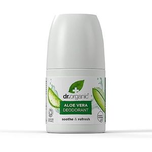 DR ORGANIC - Aloë Vera - Deodorant - 50 ml - Aluminiumvrij - Natuurlijk - Veganistisch
