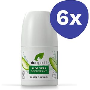 Dr Organic AloÃ« Vera Deodorant (6x 50 ml)