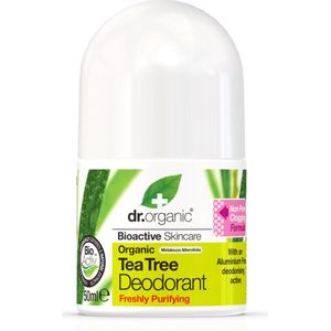 6x Dr. Organic Tea Tree Deodorant 50 ml
