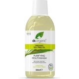 6x Dr. Organic Tea Tree Mondspoelwater 500 ml
