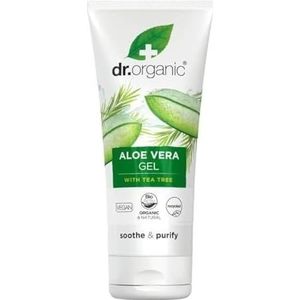 Dr.organic Organic Aloe Vera Gel With Organic Tea Tree Oil And Arnica 200ml