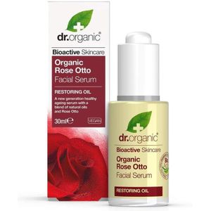 Dr Organic - Rose Otto - Gezichtsserum - 30ml - Natuurlijke Ingrediënten