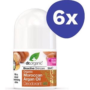 Dr Organic Marokkaanse Argan Olie Deodorant (6x 30ml)