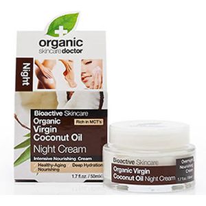 Dr Organic - Kokosolie - Nachtcrème - Hydraterend - Biologisch