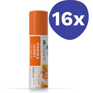 Dr Organic Lippenbalsem - Manuka Honing (6x 5,7ml)