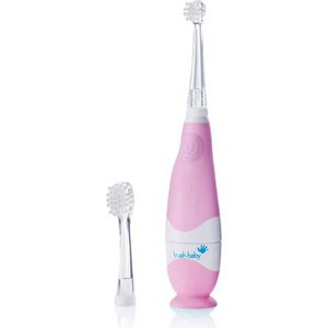 Brush-Baby - BabySonic - Elektrische Tandenborstel - Roze - Incl. 2 Opzetborstels