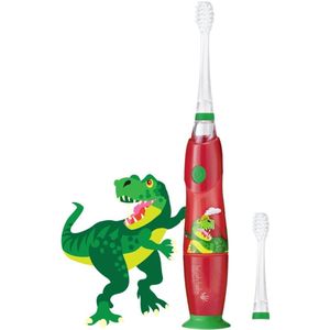 Brush-Baby - KidzSonic - Elektrische Tandenborstel - Rood - Incl. 2 Opzetborstels