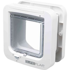 Sureflap Dierenluik Microchip S - Kattenluik - 20x20x7 cm Wit