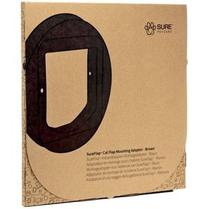 Sure Flap Microchip Kattenluik Montageadapter Bruin