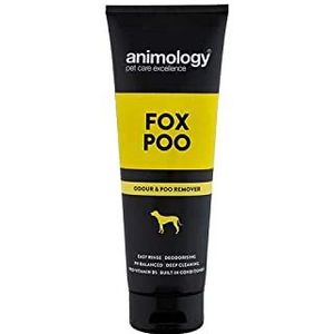 Animology Fox Poo Dog Shampoo - 250 ml - Intensief Reinigend - Verwijderd Nare Geurtjes - Ingebouwde Conditioner - Geschikt voor Alle Honden