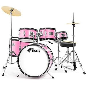 TIGER Jasmin JDS14-PK 5-delige junior drumset - roze