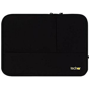 Techair TANZ0330 beschermhoes met imitatiebont voor 33,8 cm (13,3 inch), zwart