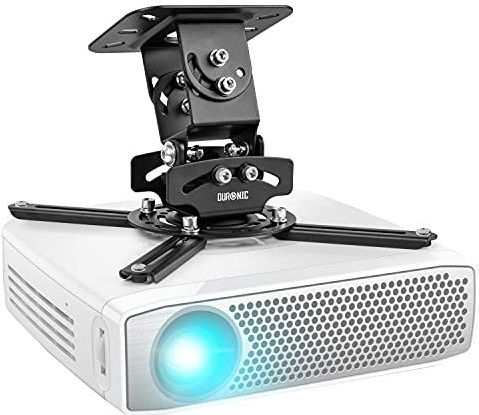 Duronic PB03XB Beamer Beugel | Projector Houder voor Plafond of Muur Bevestiging | 13,6 kg Draagcapaciteit | Stevige Ophang Beugel | Voor Presentaties Kantoor Vergaderzaal Thuisbioscoop Games Party