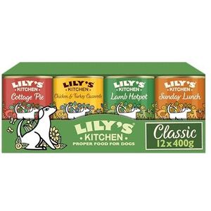 Lily's Kitchen - Klassieke Recepten - Natvoer Mixpakket - Voor Honden - 4 Varianten