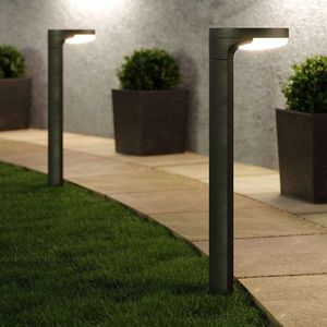 Tuinlantaarn solar met sensor | York | 3000K | 200 lumen | Antraciet