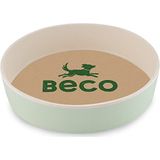 Beco Kattenbak - voer- en waterbak, slijtvast bamboe, mintgroen, diameter 13,5 cm