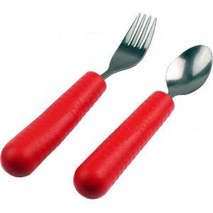 Able2 - Bestek Grip - Kind - Rood - Zacht Materiaal