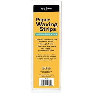 Mylee Professionele Papieren Waxstrips (pak van 100)-duurzaam en lichtgewicht, salon-kwaliteit, voor waxen thuis of in salon