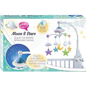 Mobiel - Boxmobiel - Babymobiel - Bedmobiel - Muziekmobiel - Fleur De Lune Box Wieg De Figuren Die Aan De Mobiel Zitten Kunnen Los Als Speelgoed Gebruikt Worden
