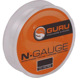 Guru N-Gauge Pole & Hooklenght Line 100m Maat : 0.19mm