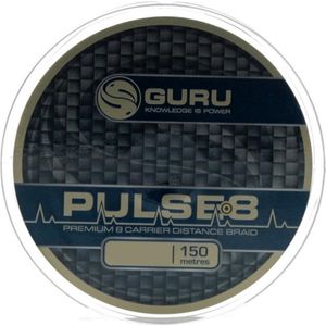 Guru Pulse 8  Premium 8 Carrier Distance Braid 150m Maat : 0.08mm