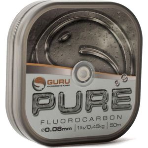 Guru Pure Fluorocarbon 50m Maat : 0.08mm