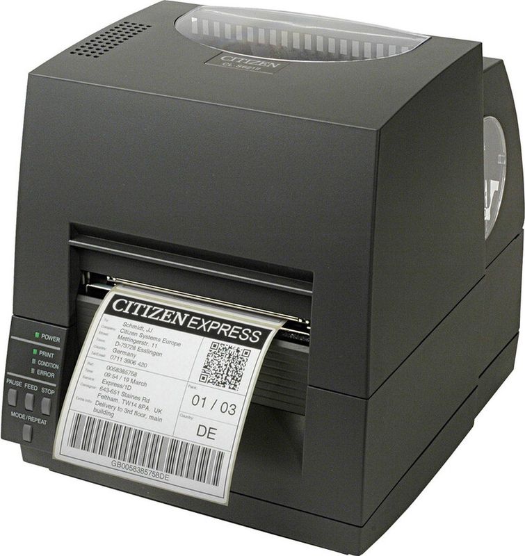 Citizen CL-S621II - Labelprinter - Zwart - Thermodirect en Thermotransfer