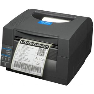 Citizen CL-S521II labelprinter [CD] directe warmte 203 x 203 dpi bekabeld (CL-S521II printer Direct - thermal, zwart, UK+EN plug - CL-S521II, direct thermal, 203 x 203 dpi, 150 mm/sec