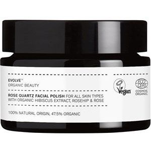 Evolve Organic Beauty Rose Quartz Facial Polish Gezichtsscrub en -peeling 30 ml Dames