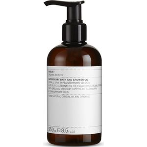 Evolve Organic Beauty Body Wash Olie Super Berry Bath And Shower Oil 250ml