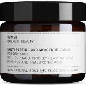Evolve Organic Beauty Gezicht Vochtinbrenger Multi Peptide 360 Moisture Cream 60 ml (€ 633,33 / 1 l)