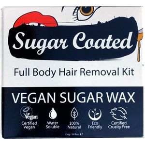 Sugar Coated Vegan Suikerwax Full Body Kit 250 gr