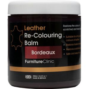 Leer Balsem -Kleur : Bordeaux - Kleur Herstel en Beschermen van Versleten Leer en Lederwaar – Leather Re-Colouring Balm