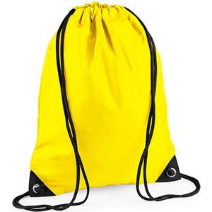 Premium Gymsac Sporttas BagBase - 11 Liter Yellow