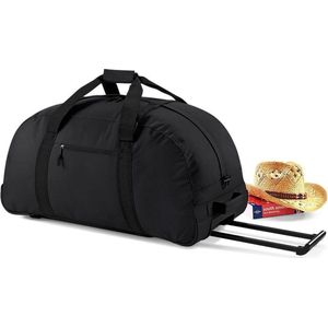 Bag Base Trolley-tas 105 L BG23 Wheely Holdall zwart